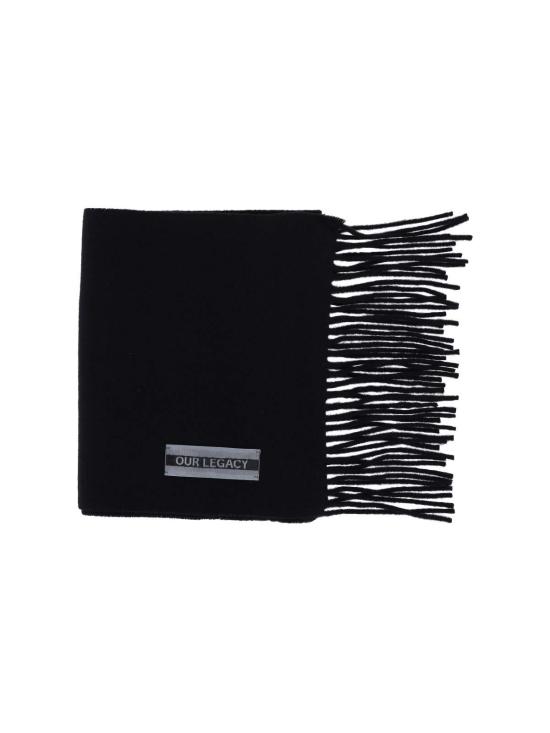 26FW 아워레가시 ESTATE 에스테이트 스카프 A4248EABBLACKDOUBLEWOOL - OUR LEGACY