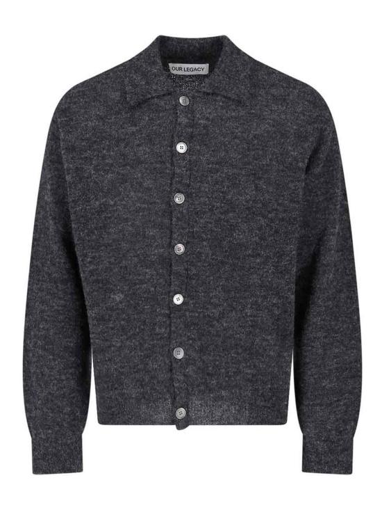 26FW 아워레가시 이브닝 폴로 M2263ECCHARCOALMELANGEFUZZYALPACA GREY