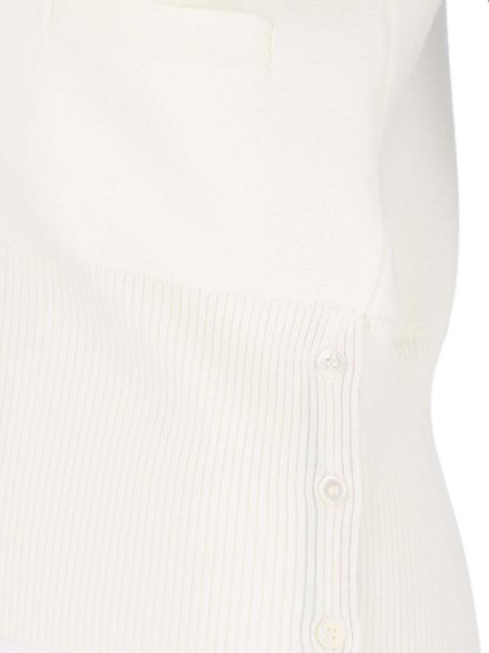 26FW 톰브라운 파인 메리노 울 4바 클래식 V넥 가디건 FKC207A00014100 WHITE - THOM BROWNE