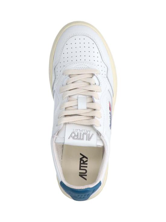 26FW 오트리 메달리스트 로우 레더 스니커즈 AULWLL29 WHITE - AUTRY