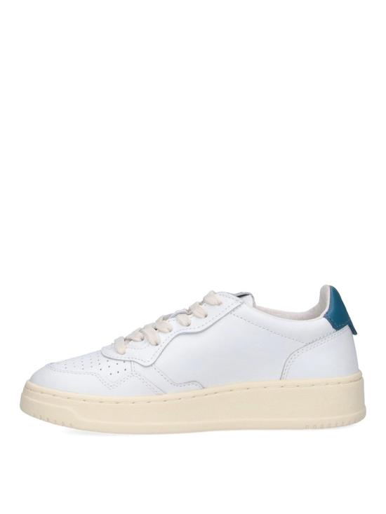 26FW 오트리 메달리스트 로우 레더 스니커즈 AULWLL29 WHITE - AUTRY
