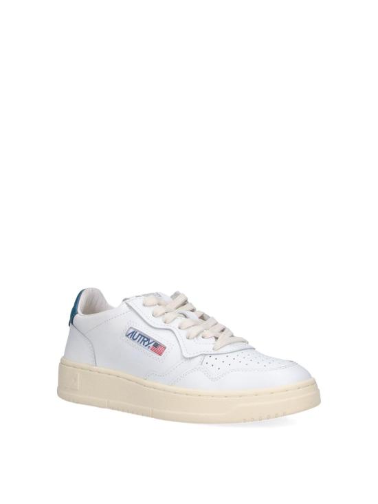 26FW 오트리 메달리스트 로우 레더 스니커즈 AULWLL29 WHITE - AUTRY