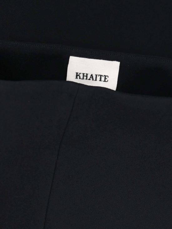 26SS 케이트 코튼 린넨 믹스 테이퍼드 팬츠 41924231W4231200 BLACK - KHAITE