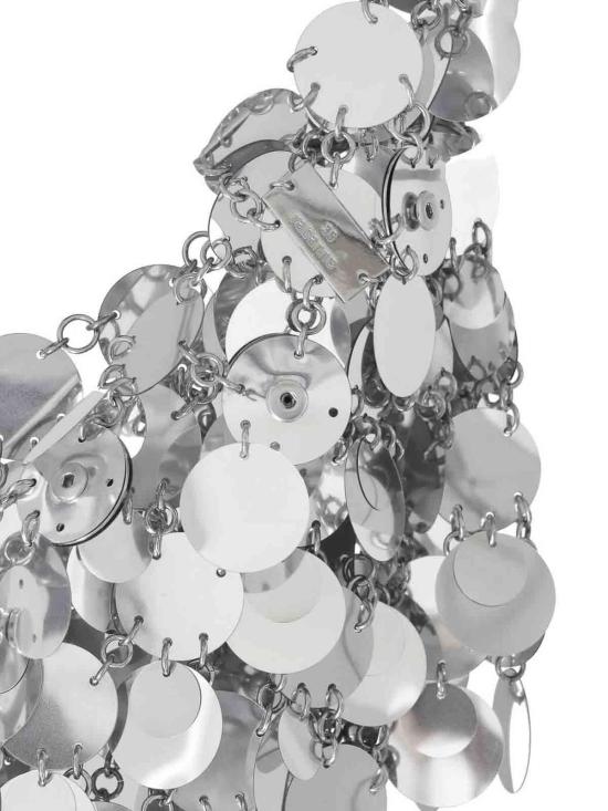 26SS 파코라반 미디 스커트 25EIJU046PS0133P040 SILVER - PACO RABANNE