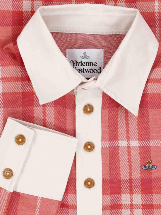 26FW 비비안웨스트우드 폴로 티셔츠 2H01000WJ00C1G408 ORANGE - VIVIENNE WESTWOOD