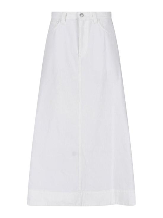 26SS 마르니 미디 스커트 GOJD0871A0USCZ4200W03 WHITE