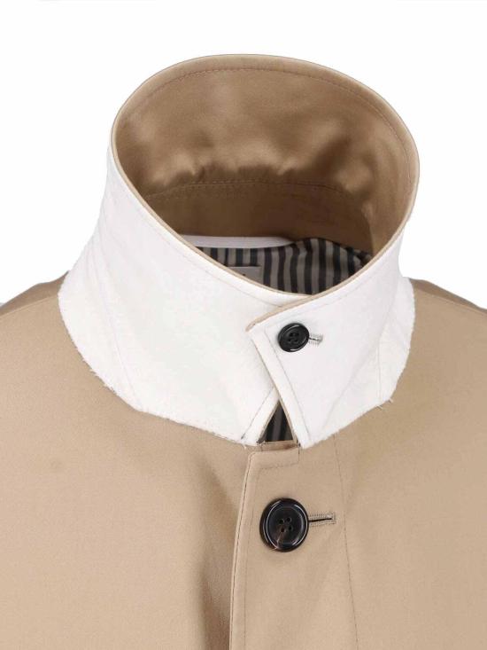 26FW 톰브라운 발마칸 칼라 매킨토시 오버코트 MOC001A00249250 BEIGE - THOM BROWNE