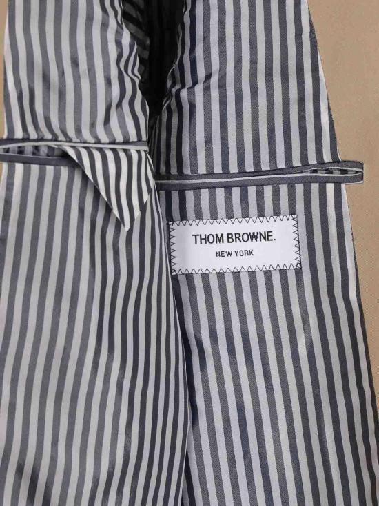 26FW 톰브라운 발마칸 칼라 매킨토시 오버코트 MOC001A00249250 BEIGE - THOM BROWNE