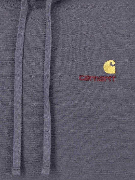 26FW 칼하트 후드 아메리칸 스크립트 스웨트셔츠 I02827987XX GREY - CARHARTT