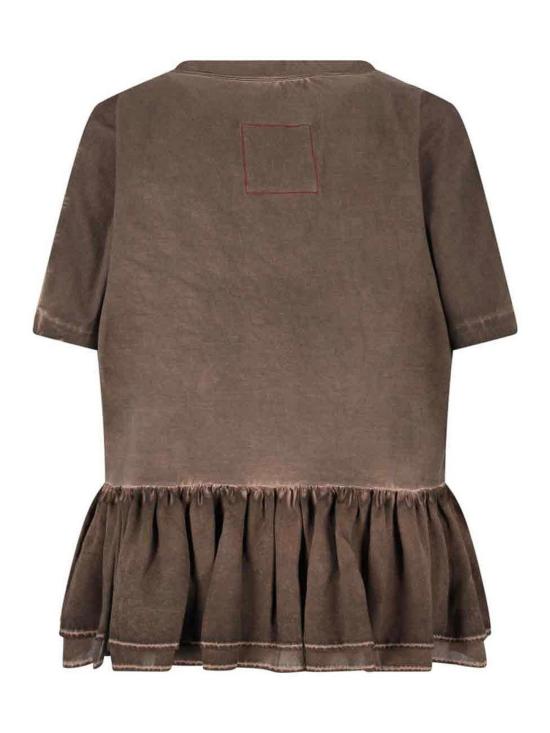 26SS 우마 왕 반팔 티셔츠 UP1036UW600 BROWN - UMA WANG