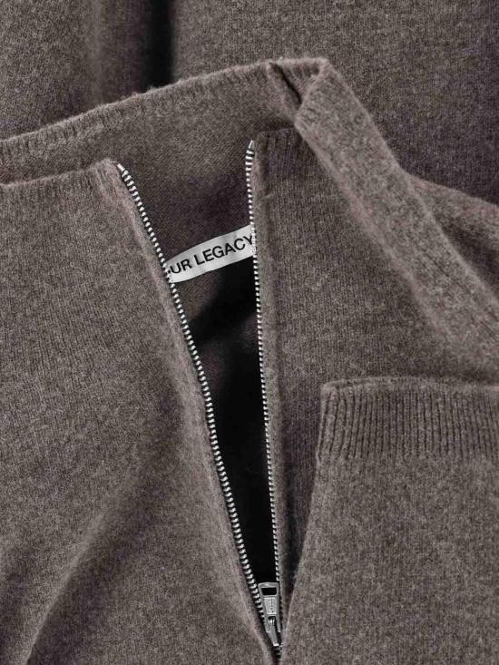 26FW 아워레가시 라인 집 가디건 라인 집 가디건 M4263LMMUDSPRAYDYECHERUBWOOL - OUR LEGACY