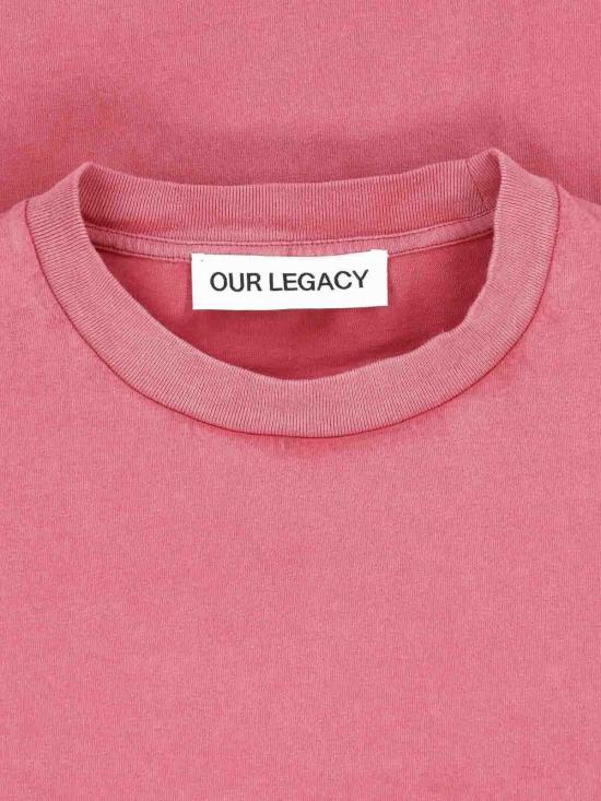 26SS 아워레가시 원 로즈 레거시 박스 티셔츠 M4266BRLWORNROSELEGACYJERSEY RED - OUR LEGACY