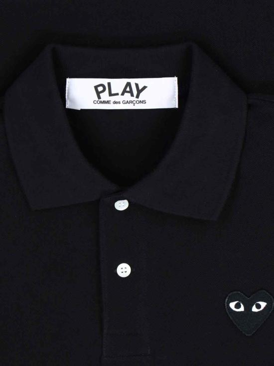 26FW 꼼데가르송 폴로 티셔츠 AXT0660511 BLACK - COMME DES GARCONS