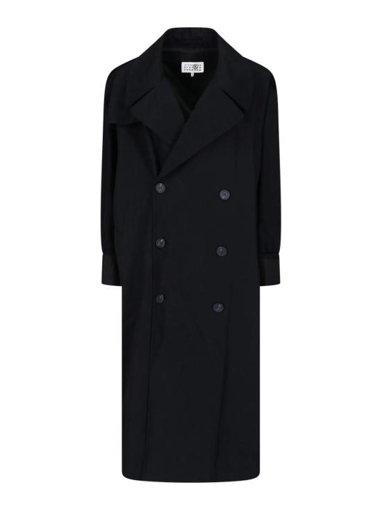 26SS MM6 메종마르지엘라 트렌치 코트 S52AH0081M36019900 BLACK