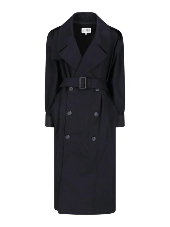 26SS MM6 메종마르지엘라 트렌치 코트 S52AH0081M36019900 BLACK - MM6 MAISON MARGIELA