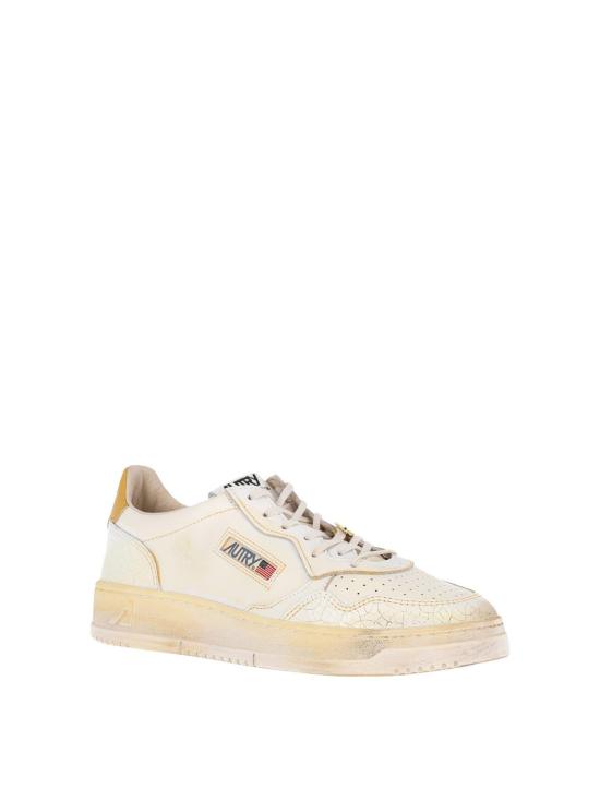 26FW 오트리 슈퍼 빈티지 메달리스트 로우 레더 스니커즈 AVLMKG02 CREAM - AUTRY