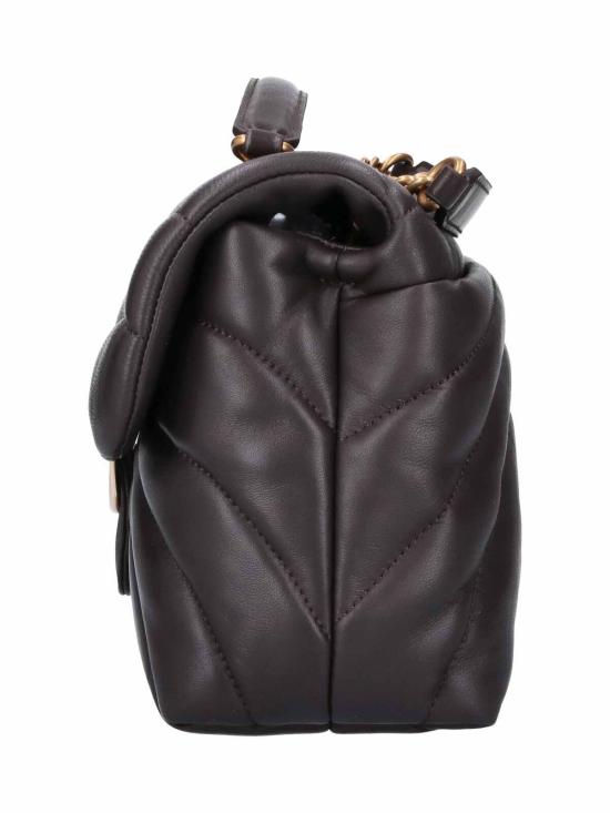 26FW 핑코 크로스백 100038A1EXM12Q BROWN - PINKO