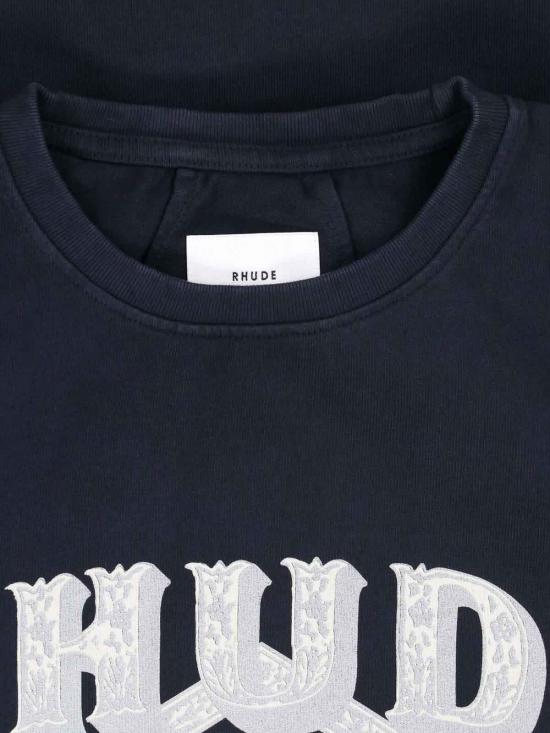 26SS 루드 반팔 티셔츠 RHPF26TT080126505 BLACK - RHUDE