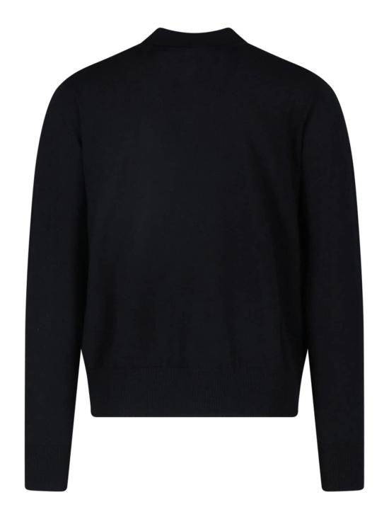 26FW 비비안웨스트우드 마크 롱 슬리브 폴로 니트 셔츠 2701003NY005EN401 BLACK - VIVIENNE WESTWOOD
