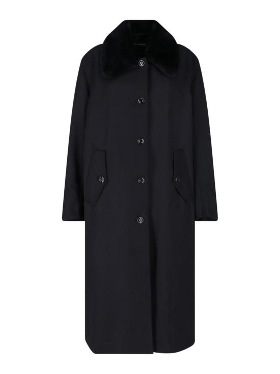 26SS 아워레가시 툰드라 버진 울 코트 W4261TCBCOARSEBLACKGABARDINE