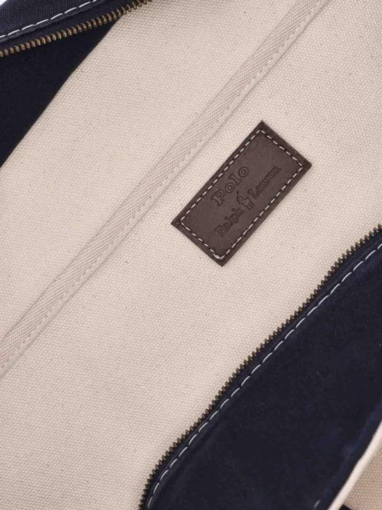 26FW 폴로 랄프로렌 코튼 캔버스 토트백 405P02124001 CREAM - POLO RALPH LAUREN