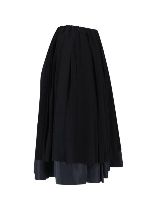 26FW 꼼데가르송 미디 스커트 GRS002W261 BLACK - COMME DES GARCONS
