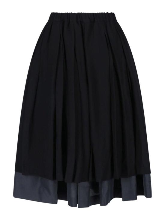 26FW 꼼데가르송 미디 스커트 GRS002W261 BLACK