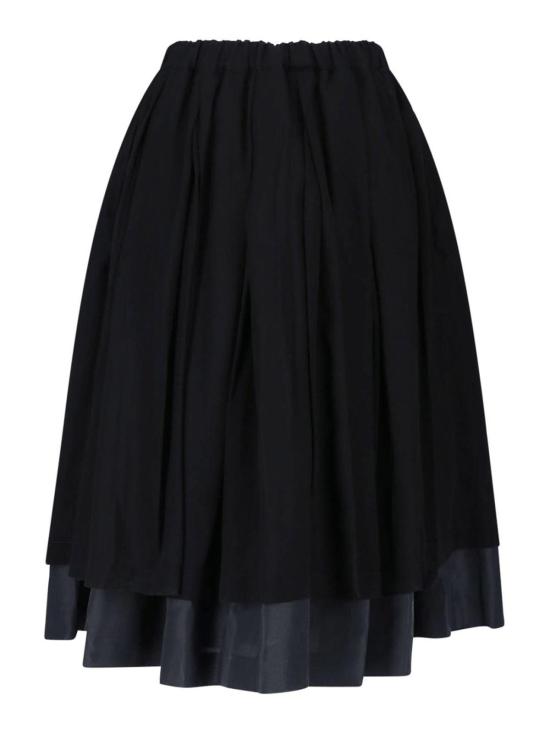 26FW 꼼데가르송 미디 스커트 GRS002W261 BLACK - COMME DES GARCONS
