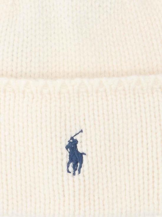 26SS 폴로 랄프로렌 포니 로고 자수 비니 455954355006 CREAM - POLO RALPH LAUREN