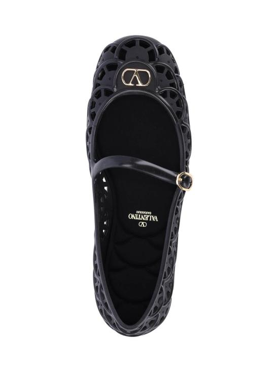 26FW 발렌티노 가라바니 플랫 슈즈 9W2S0PV9RMC0NO BLACK - VALENTINO GARAVANI