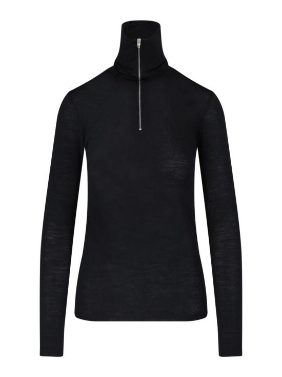 26FW 질샌더 터틀넥 J02GC0170J70021001 BLACK