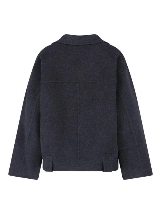 26SS 케이트 엘더 더블 울 벨티드 코트 6239547W547205 GREY - KHAITE