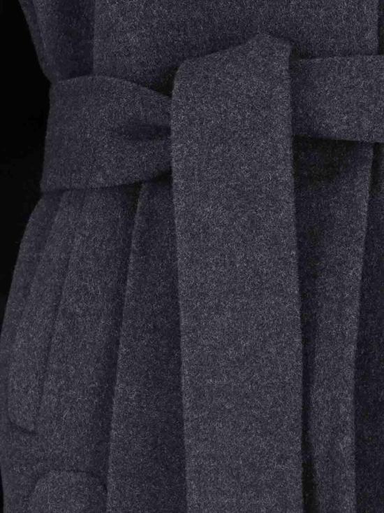 26SS 케이트 엘더 더블 울 벨티드 코트 6239547W547205 GREY - KHAITE