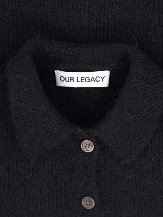 26FW 아워레가시 매찌 폴로 퍼지 알파카 W4233MBBLACKFUZZYALPACA - OUR LEGACY