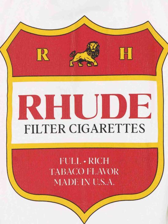 26SS 루드 반팔 티셔츠 RHPF26TT010126498 WHITE - RHUDE