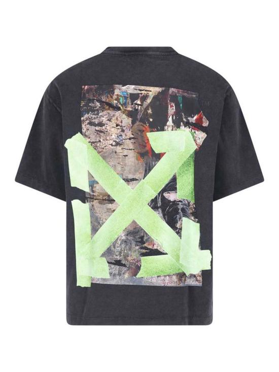 26FW 오프화이트 반팔 티셔츠 44MAA120F26J019001VINTAGEBLACK - OFF WHITE