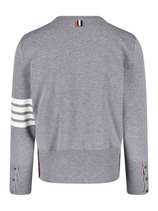 25FW 톰브라운 울 4바 풀오버 MKA189A00014055 GREY - THOM BROWNE