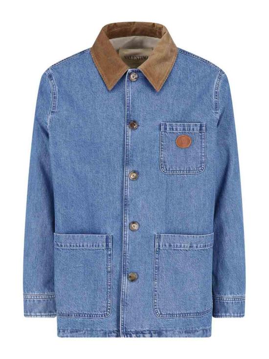 26FW 발렌티노 가라바니 데님 자켓 9V3DC04YBKQ568 LIGHT BLUE