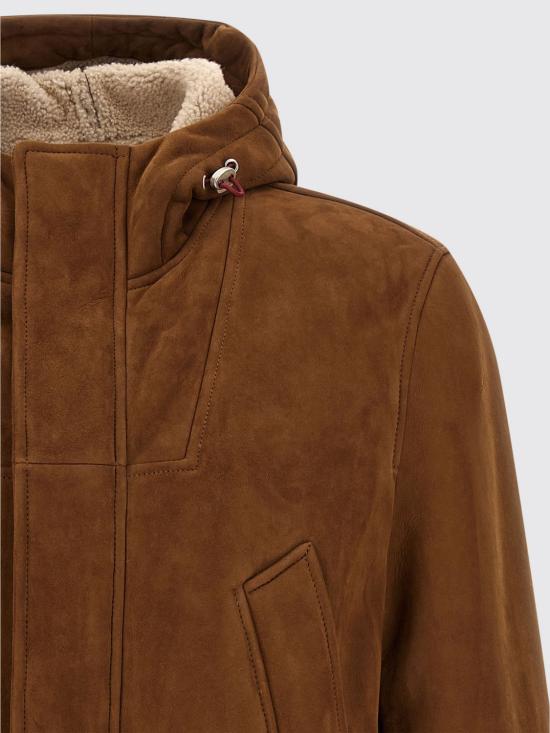 26FW 브루넬로 쿠치넬리 코트 MPMCU2095 C8052 Brown - BRUNELLO CUCINELLI