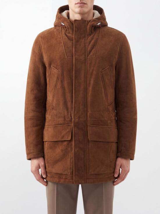 26FW 브루넬로 쿠치넬리 코트 MPMCU2095 C8052 Brown