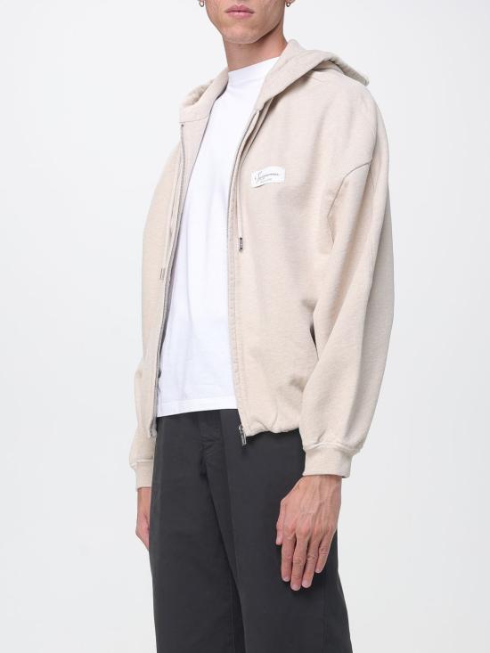 26FW 자크뮈스 후드 티셔츠 HOU00314AJ00325 150 Beige - JACQUEMUS