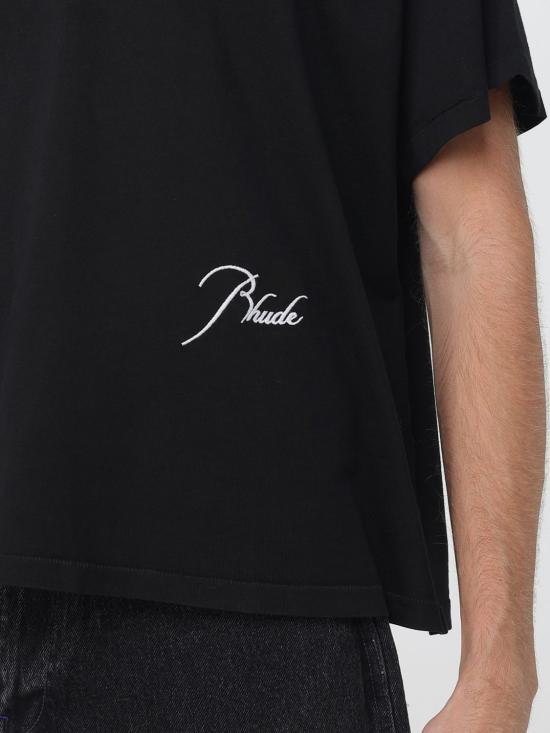 26FW 루드 반팔 티셔츠 RHFW26TT19012 3028 Black - RHUDE