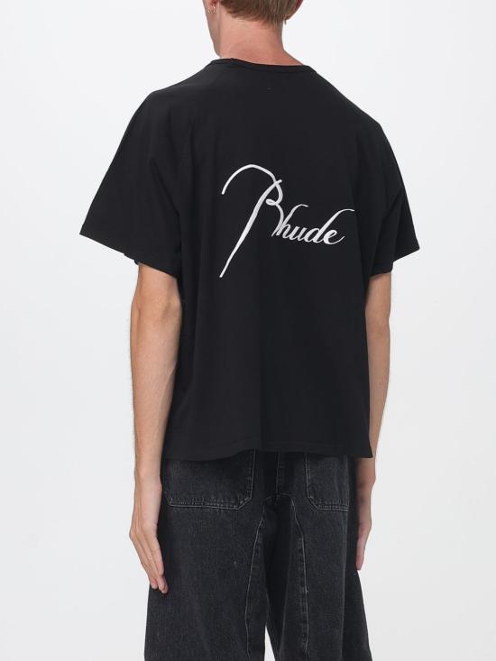 26FW 루드 반팔 티셔츠 RHFW26TT19012 3028 Black - RHUDE