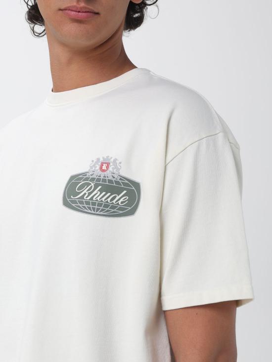 26FW 루드 반팔 티셔츠 RHFW26TT02012 8608 White - RHUDE