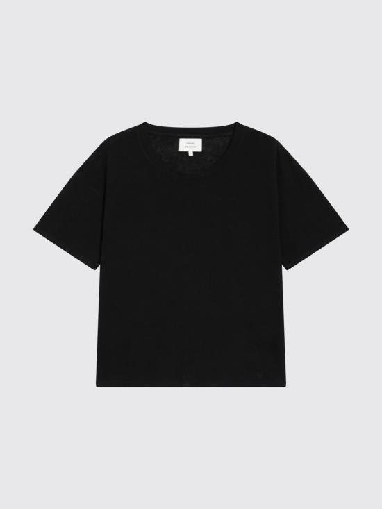 26FW 루루 드 세종 반팔 티셔츠 EZRALDSVI BLK Black - LOULOU DE SAISON