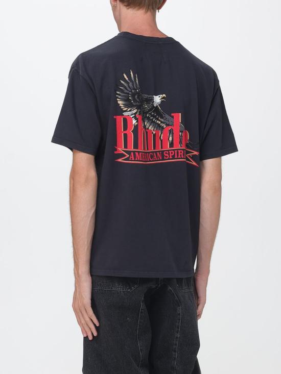 26FW 루드 반팔 티셔츠 RHFW26TT03012 3164 Black - RHUDE