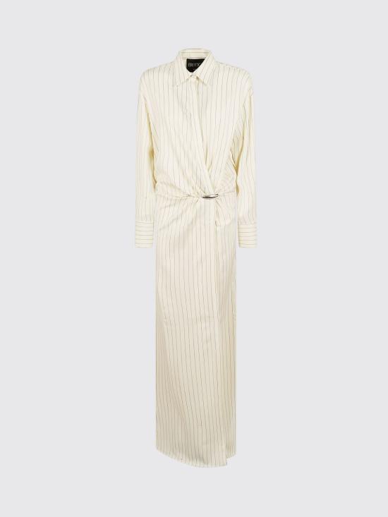 26FW 돈답 롱 원피스 DA570ES0080XXX 001 White - DONDUP
