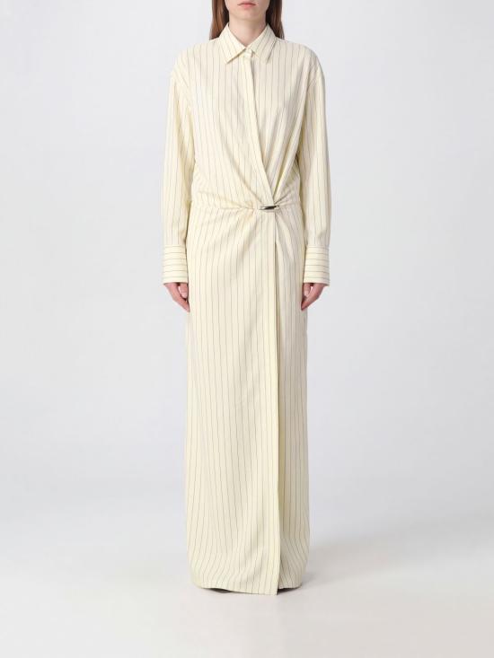26FW 돈답 롱 원피스 DA570ES0080XXX 001 White