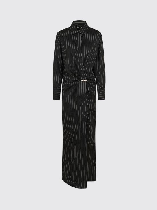 26FW 돈답 롱 원피스 DA570ES0080XXX 999 Black - DONDUP