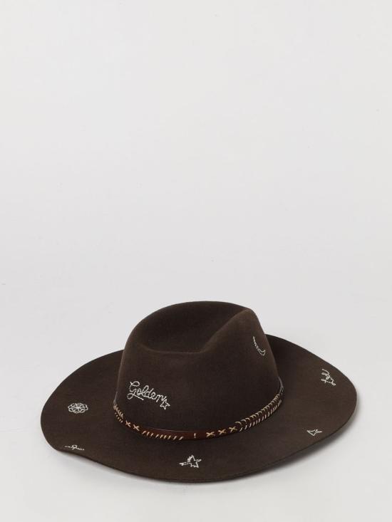 26FW 골든구스 모자 GUP02719P00272755381 Brown - GOLDEN GOOSE